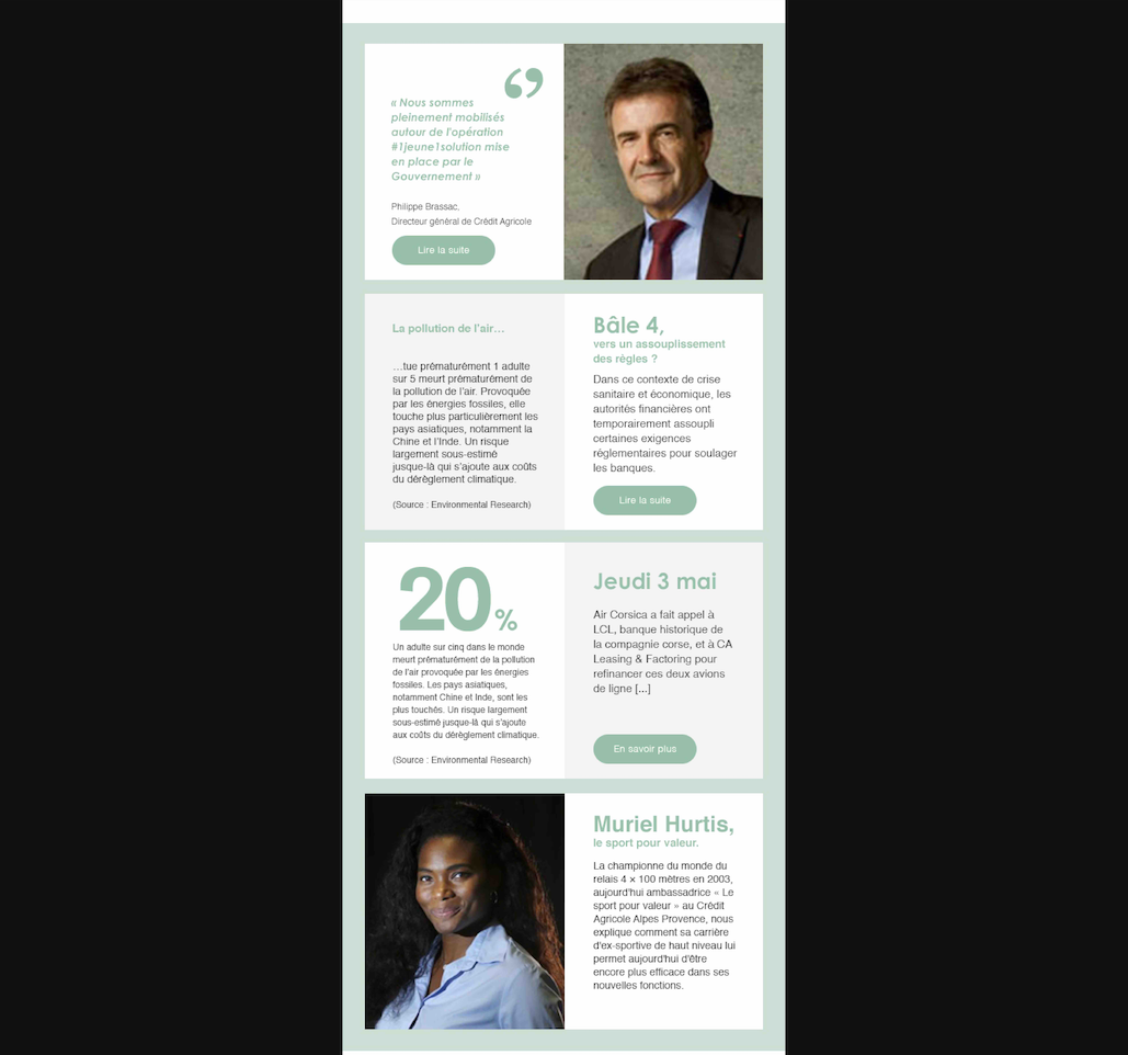 Refonte newsletter
